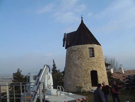 Fabrication ailes de moulin